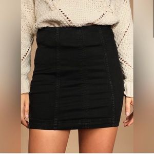 Free People black pencil skirt